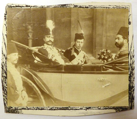 The Shah of Persia and Prince Leopold, 1873