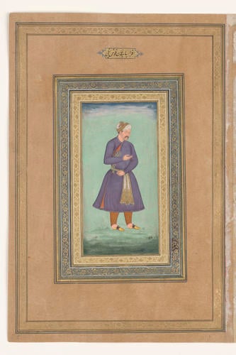 Master: Album of Mughal Portraits
Item: Portrait of Afrasiyab Khan Qushbaygi