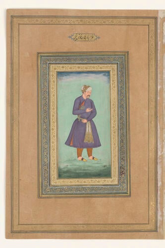 Master: Album of Mughal Portraits
Item: Portrait of Afrasiyab Khan Qushbaygi Master: Album of Mughal Portraits
Item: Portrait of Afrasiyab Khan Qushbaygi