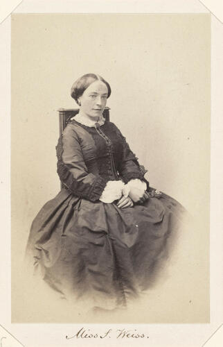 Miss S. Weiss. [Royal Household Portraits. Volume 54. ]