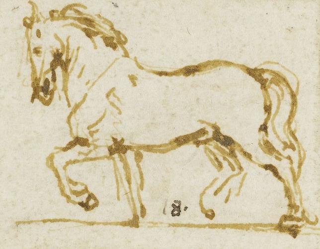 A study for an equestrian monument