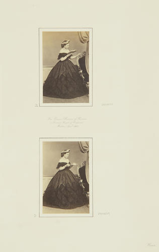Empress Friedrich (1840-1901), when Crown Princess of Prussia, in Berlin