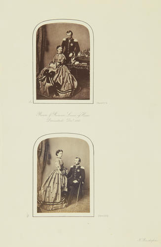 Prince and Princess Louis of Hesse: Darmstadt, 1863 [in Portraits of Royal Children Vol. 7 1863-1864]