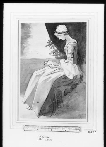 A girl reading