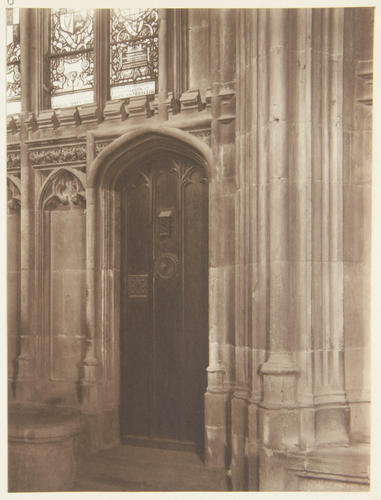 Door leading to spiral staircase inside St George's Chapel, Windsor Castle Door leading to spiral staircase inside St George's Chapel, Windsor Castle