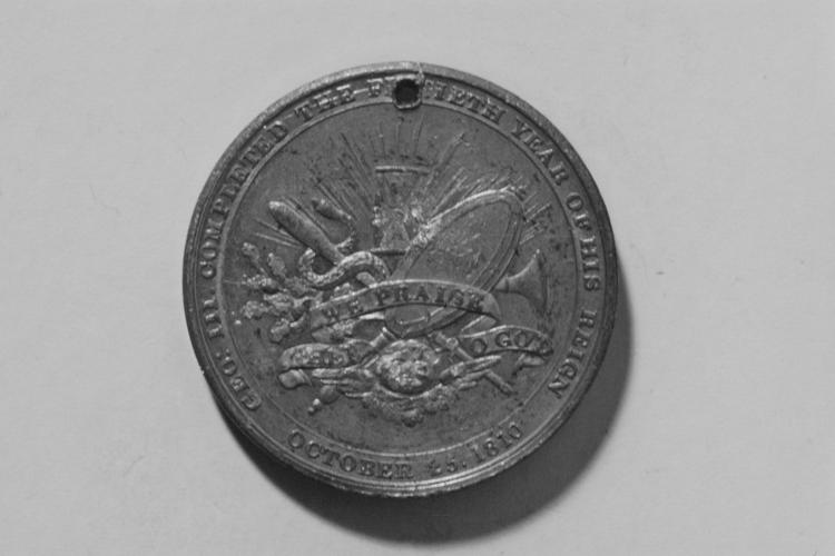 Medal commemorating the Golden Jubilee of the reign of King George III