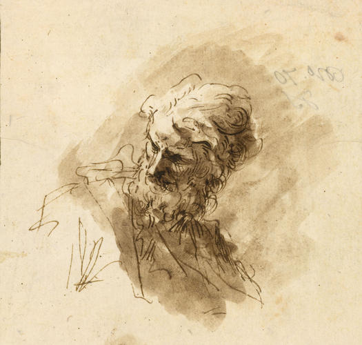 An old man's head An old man's head