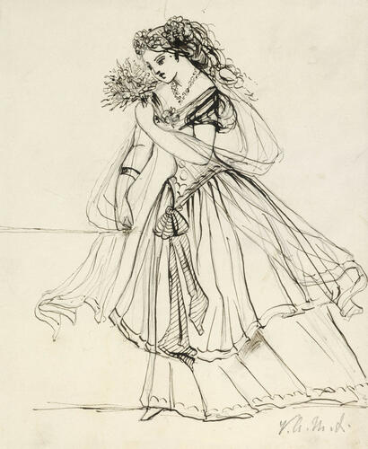Master: Princes' and Princesses' drawings: Album 8
Item: A female figure Master: Princes' and Princesses' drawings: Album 8
Item: A female figure