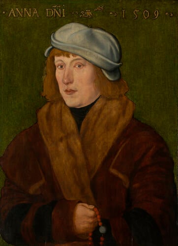 Portrait of a Young Man with a Rosary