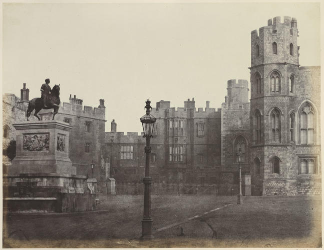 Equestrian Statue of King Charles II, the Quadrangle, Windsor Castle Equestrian Statue of King Charles II, the Quadrangle, Windsor Castle