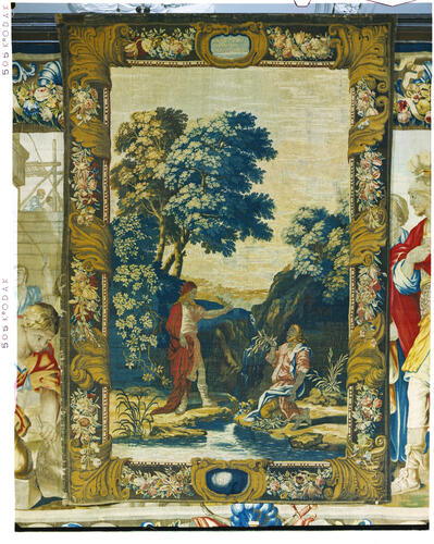 Diogenes is visited by Plato