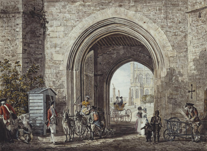The Henry VIII Gateway with a view of St George's Chapel