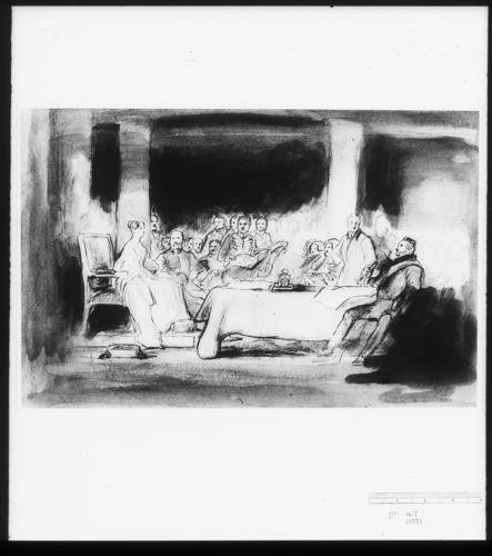 Study for 'The First Council of Queen Victoria'