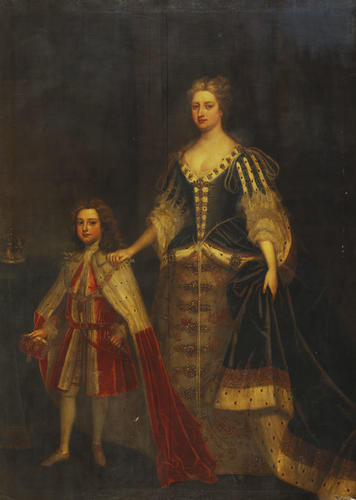 Queen Caroline (1683-1737) with her Son Prince William Augustus, Duke of Cumberland (1721-1765)