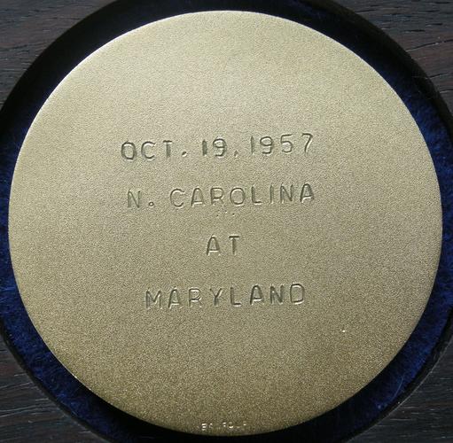 U. S. A. Medal commemorating the Atlantic Coast Conference, 1957 U. S. A. Medal commemorating the Atlantic Coast Conference, 1957