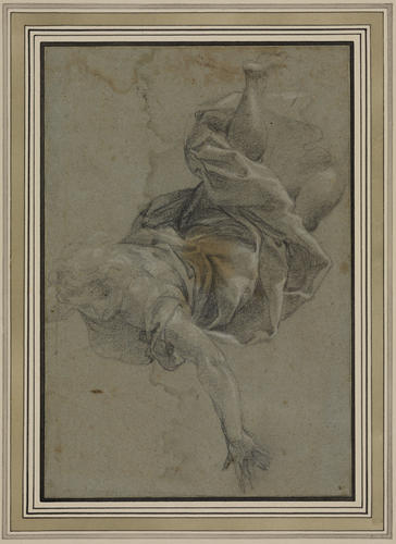 A study of a flying angel