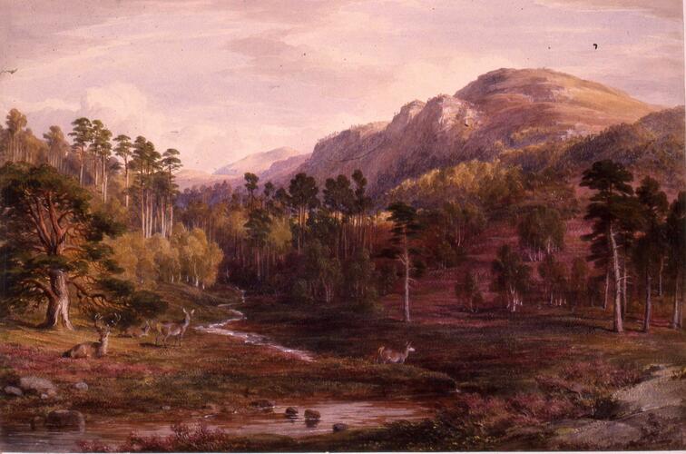 The boundary between Balmoral and Invercauld, below the Keeper's House