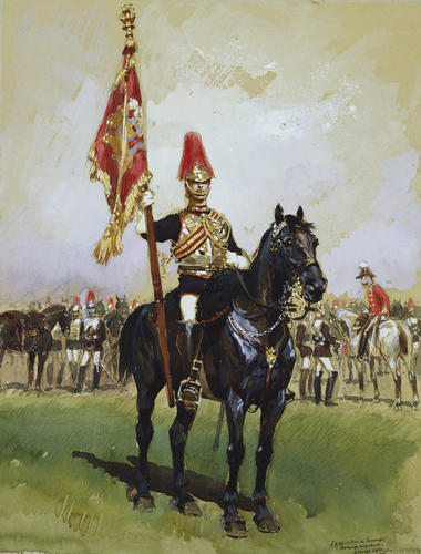 Standard Bearer, Royal Horse Guards, 1880