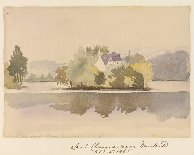 Master: SKETCHES FROM NATURE V. R. 1863 TO 1867
Item: Loch Clunie near Dunkeld