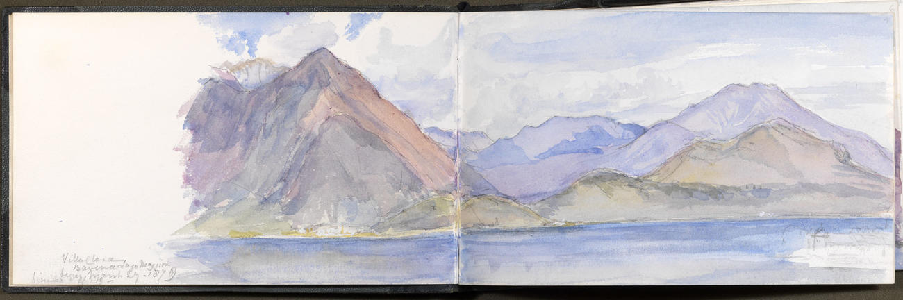 Master: Queen Victoria's Sketch Book 1879-1881
Item: Villa Clara Baveno Lago Maggiore