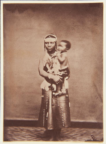 'Zulu Woman and Child'