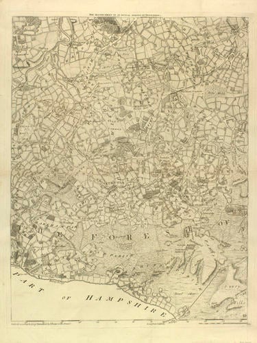 Rocque's Map of Berkshire Rocque's Map of Berkshire