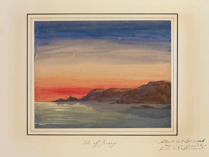 Master: Queen Victoria and Prince Albert's Album Vol. I.
Item: Isle of Jersey