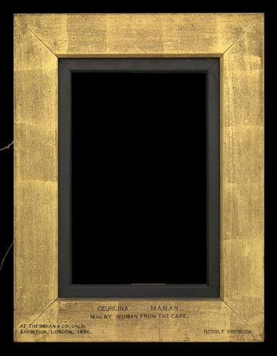 Frame for RCIN 403751, Swoboda, Georgina Manan Frame for RCIN 403751, Swoboda, Georgina Manan