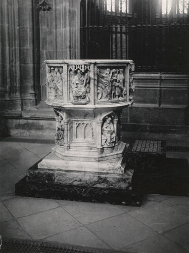 The Font in St George's Chapel at Windsor Castle