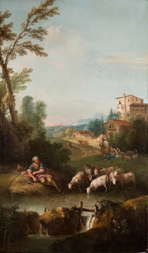 Landscape with Jacob Watering Laban's Flock