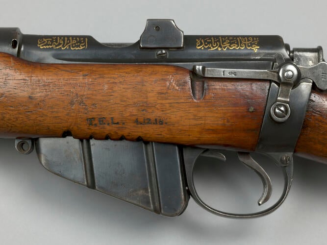 TE Lawrence's Lee-Enfield rifle TE Lawrence's Lee-Enfield rifle