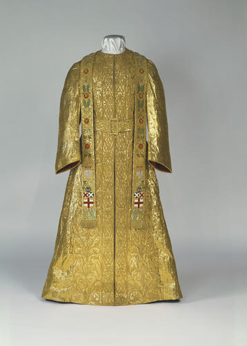 King George V's Coronation Supertunica, also worn by King George VI, Queen Elizabeth II and King Charles III King George V's Coronation Supertunica, also worn by King George VI, Queen Elizabeth II and King Charles III
