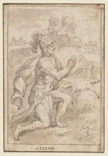Gideon before his defeat of the Midianites