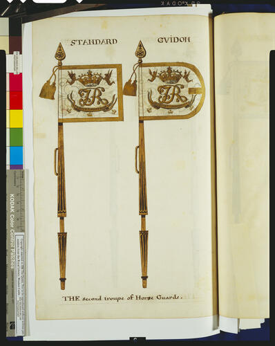 Drawings of the Colours and Standards of the British Army : Tempore James II &c. &c. &c Drawings of the Colours and Standards of the British Army : Tempore James II &c. &c. &c