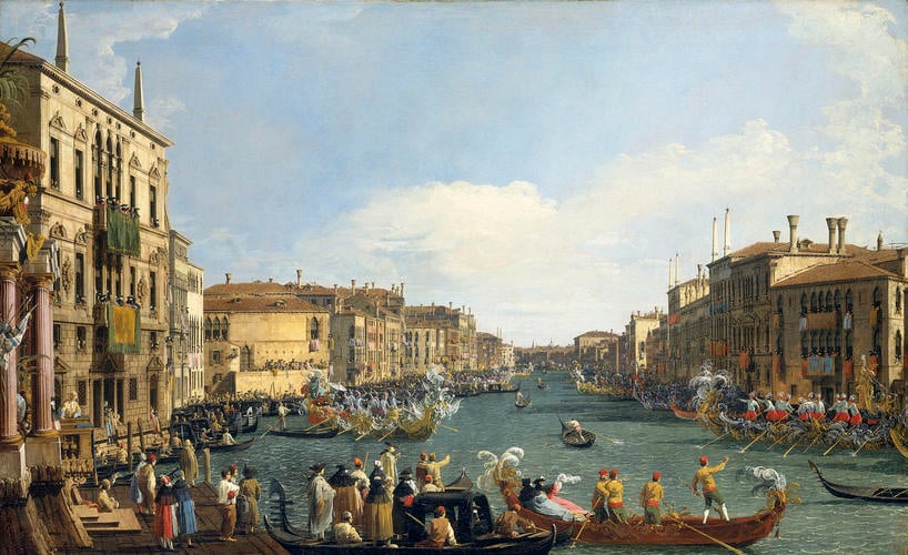 A Regatta on the Grand Canal
