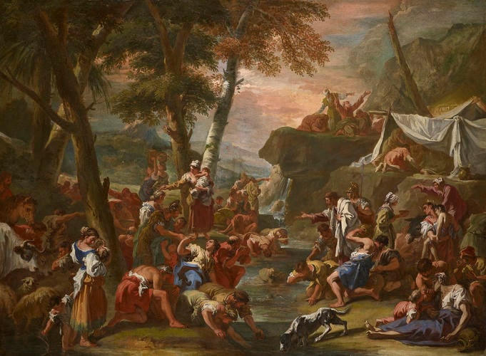 Moses and the Miracle of the Rock Moses and the Miracle of the Rock