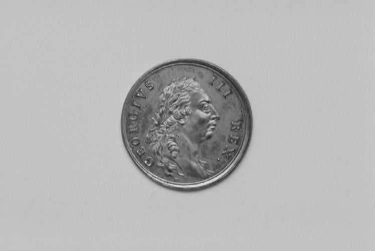 Great Britain. 	Medal commemorating the Recovery of King George III from illness, 1789