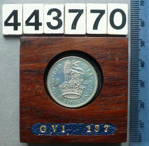 George VI Proof shilling (English type) George VI Proof shilling (English type)
