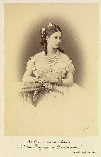 Maria Feodorovna, Empress of Russia, when Tsesarevna (1847-1928) Maria Feodorovna, Empress of Russia, when Tsesarevna (1847-1928)