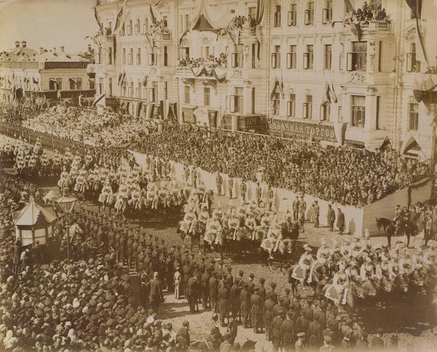 The Coronation Procession of Nicholas II, Emperor of Russia The Coronation Procession of Nicholas II, Emperor of Russia