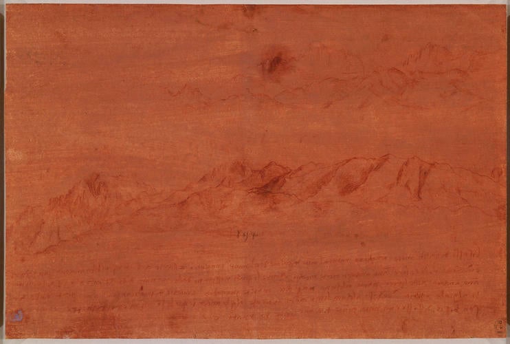 Mountain ranges, with notes Mountain ranges, with notes