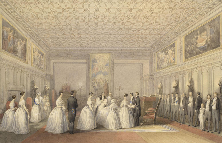 Christening of Lady Victoria Cecil at Burghley House, 13 November 1844