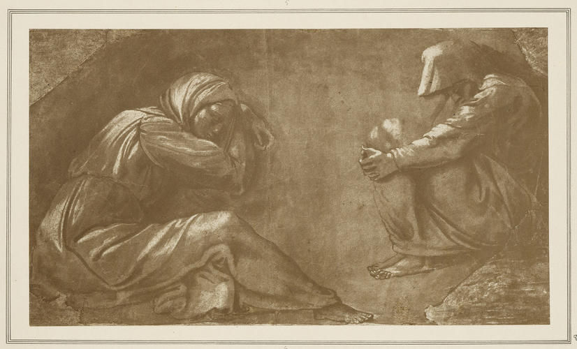 Figures from 'Jacob wrestles with the angel'