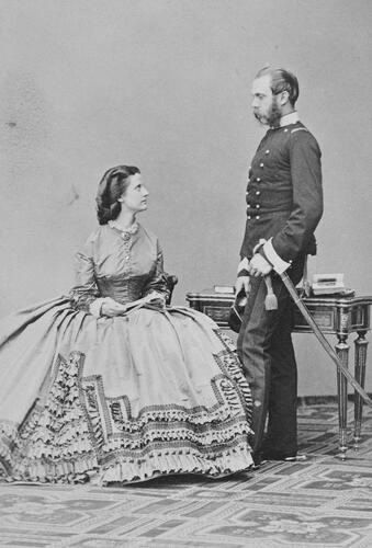 Archduke Karl Ludwig of Austria (1833-1896) and Maria Annunciata, Archduchess of Austria (1843-1871)