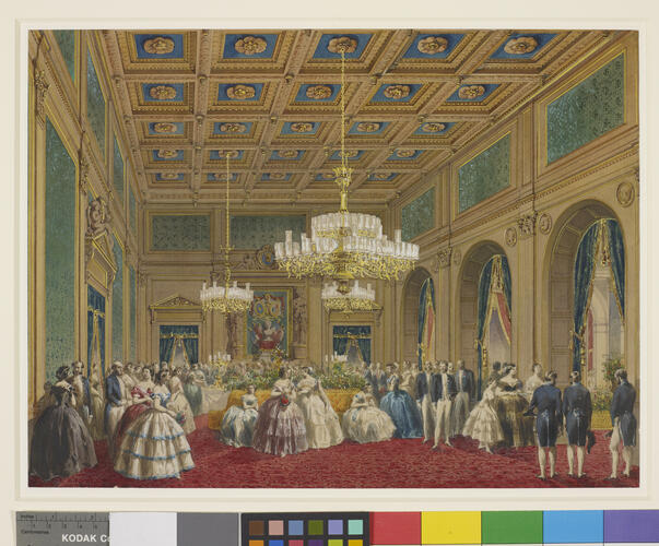 The Council Chamber in the Hôtel de Ville, 23 August 1855