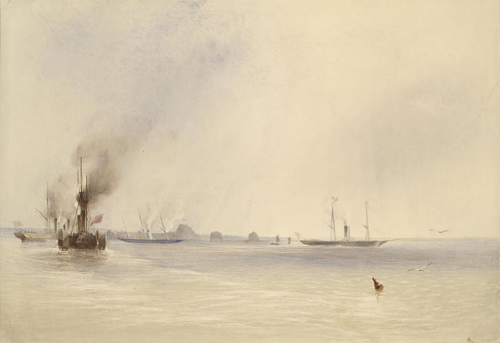 Departure of the Royal Squadron from Jersey, 4 September [1846]