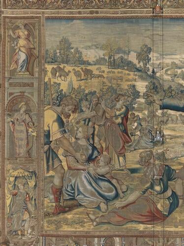 Master: The Story of Abraham Series
Item: The Separation of Abraham and Lot, Genesis Ch. 13, v. 8-9 Master: The Story of Abraham Series
Item: The Separation of Abraham and Lot, Genesis Ch. 13, v. 8-9