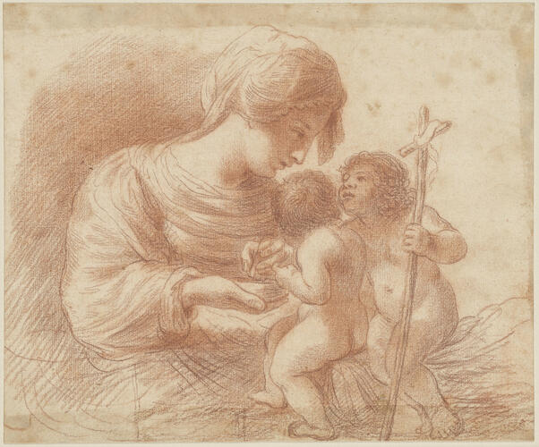 The Madonna and Child with the Infant Baptist The Madonna and Child with the Infant Baptist