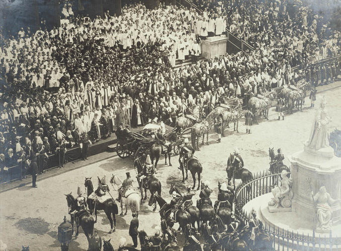 Queen Victoria's Diamond Jubilee Service in front of St Paul's Cathedral, 22 June 1897