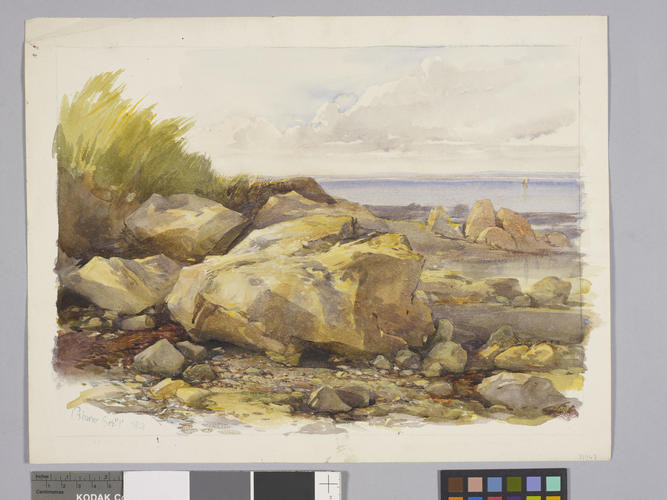 Osborne: rocks on the beach